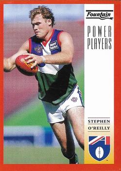 1997 Select Fountain AFL Power Players #4 Stephen O’Reilly Front